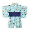 D / 12M Retro Kimono Summer  Baby Girl Clothing Romper Jumpsuit Short-sleeved Bathrobe Newborn Baby Kimono Unisex Playwear Custume
