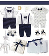 Boy&#39;s Clothing 66cm (recommended new gift / full moon ceremony) / Male Treasure-Little Gentleman D Gift Box Sailer Baby Gift Set