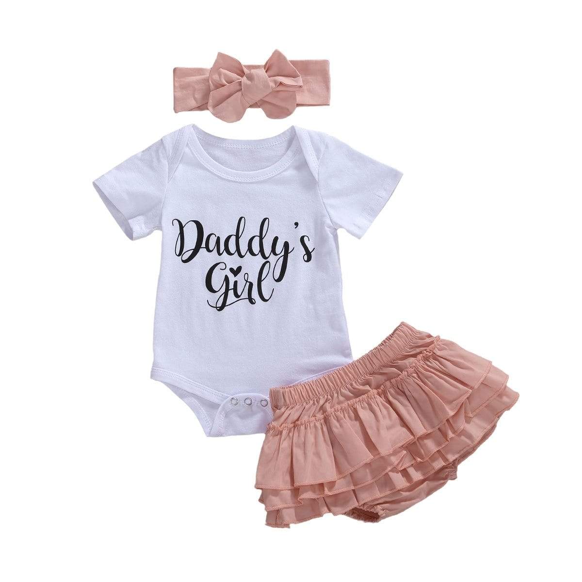 Girl's Clothing Short Sleeve Jumpsuit Set
