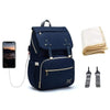 Style C blue Baby Diaper Bag Backpack