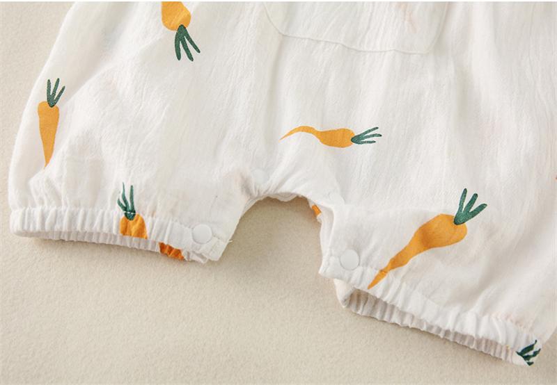 Girl's Clothing Sleeveless Cartoon Romper