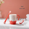 Accessories Red 3pcs Soft-bristled Silicone Toothbrush