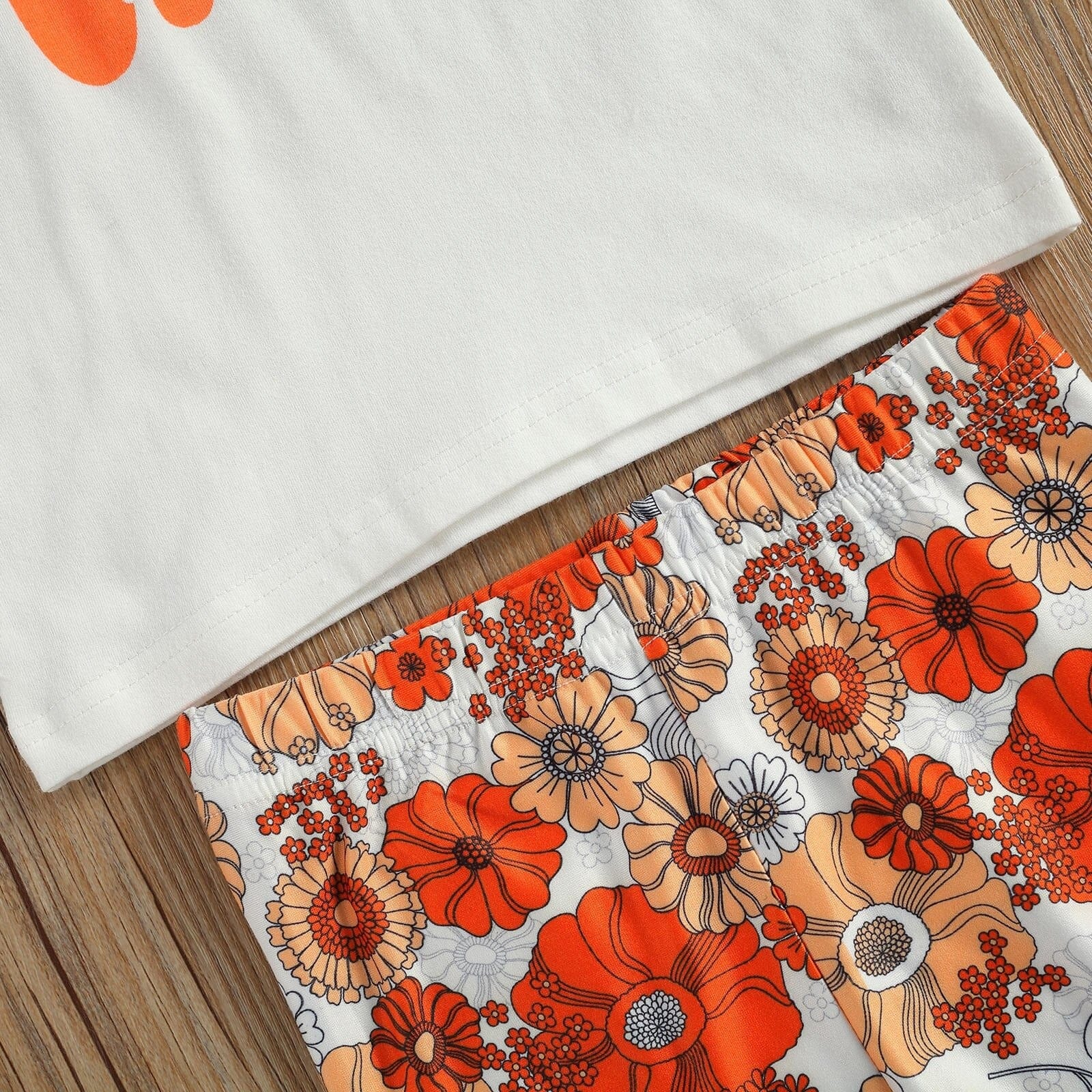 Girl's Clothing Sunflower Flare Pants Outfit