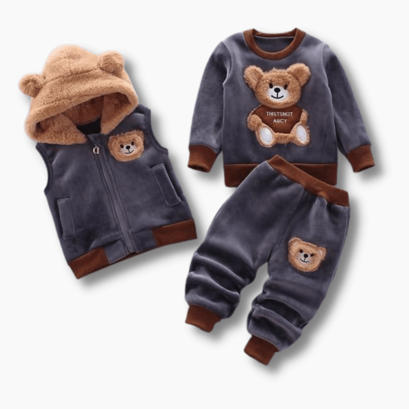 Boy's Clothing Thick Baby Sweater Set