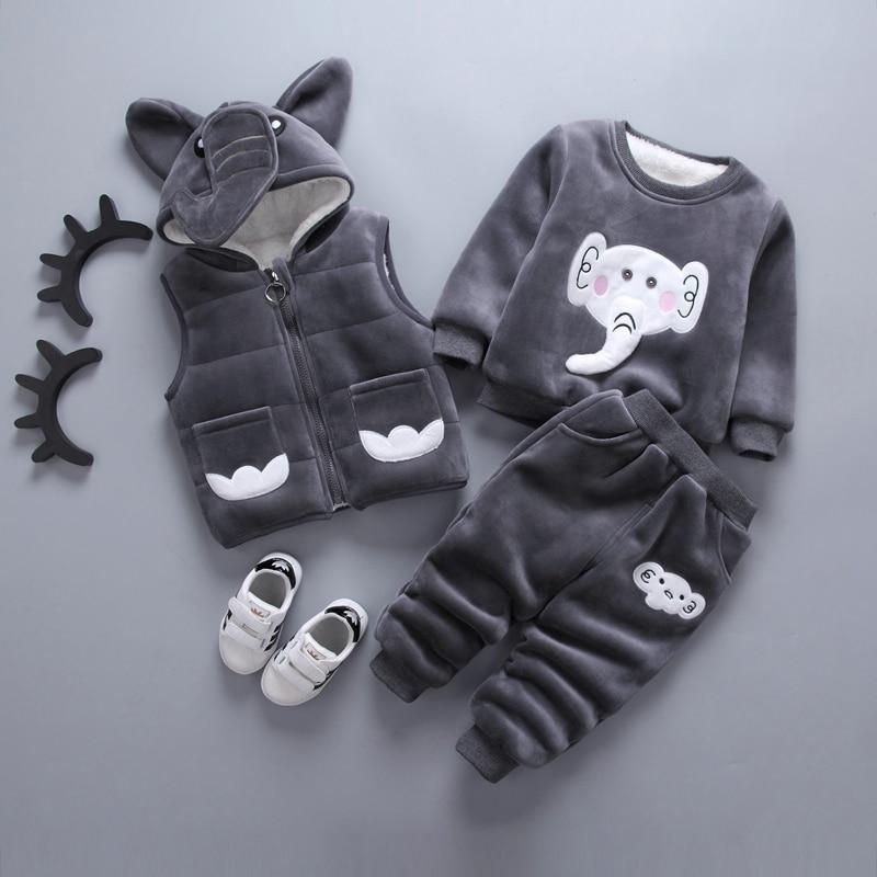 Boy's Clothing Thick Children Sweater Set