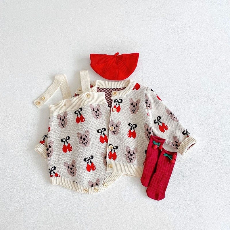 Toddler Sweaters Bear Bodysuits