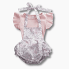 Girl&#39;s Clothing Top With Floral Overalls