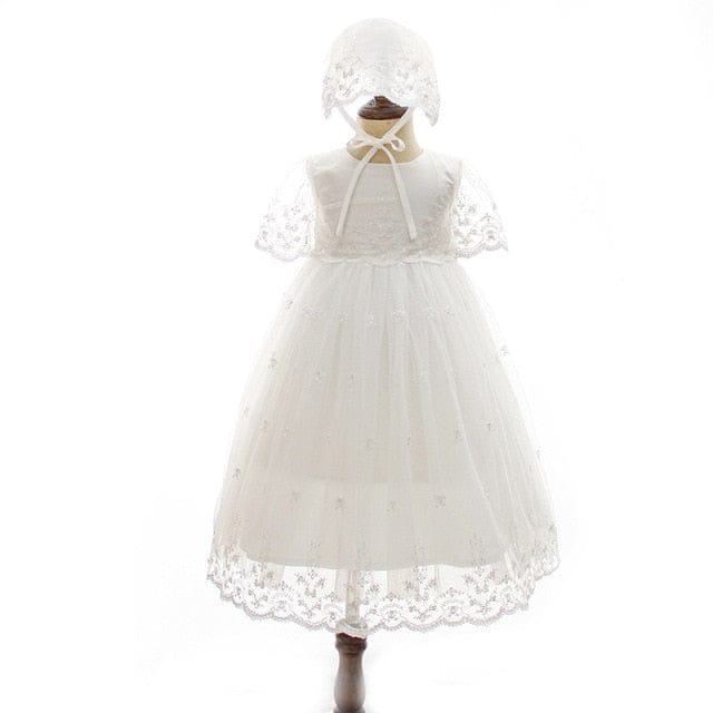 NEW7527 / 3M / China Vintage Baby Girl Dress Baptism Dresses