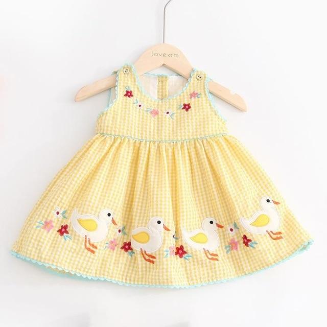 Girl's Clothing Yellow / 24M Vintage Duck Dress