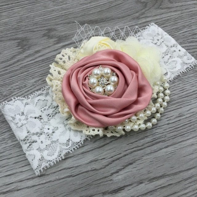 7 Vintage Flower Headband