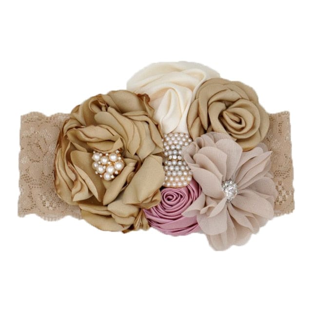 3 Vintage Flower Headband