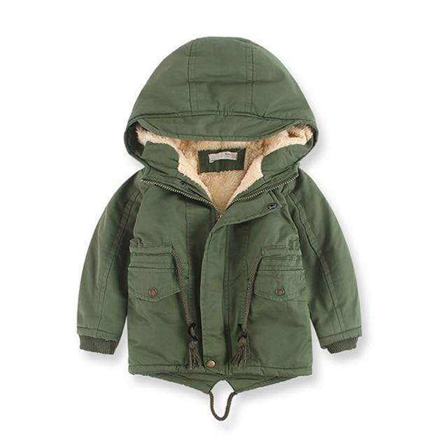 unisex Green / 7T Warm Winter Coat