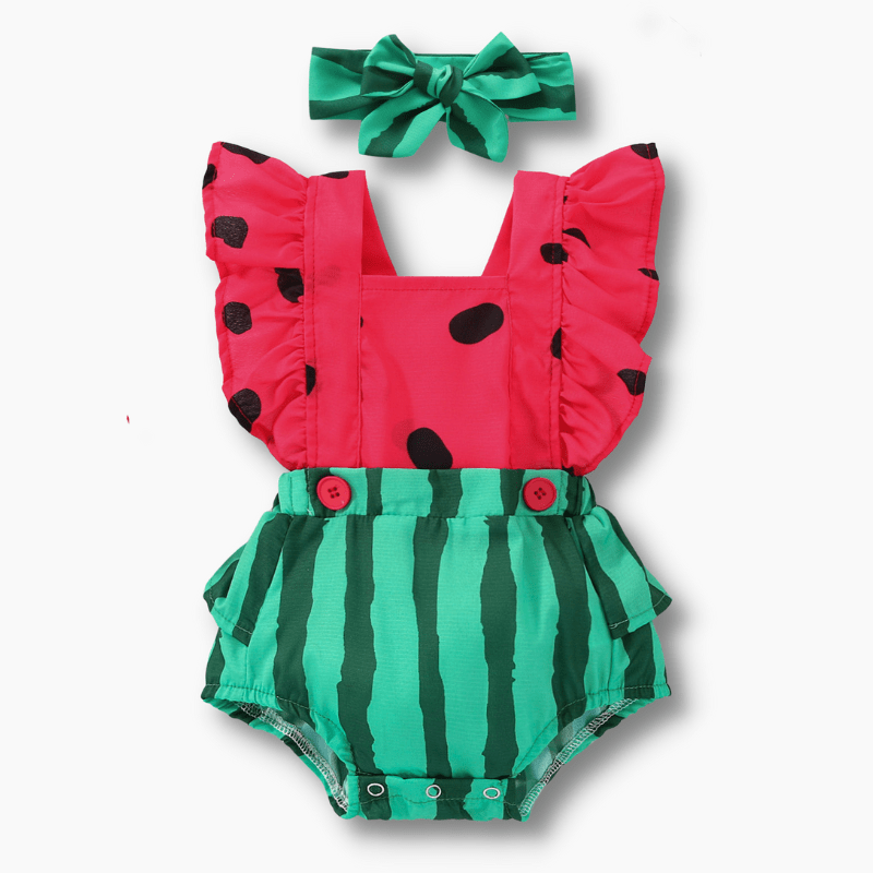 Baby & Toddler Watermelon Print Baby Romper
