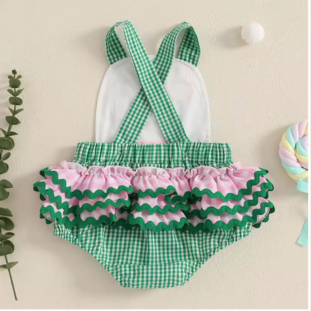 Baby Girl Summer Golf Romper