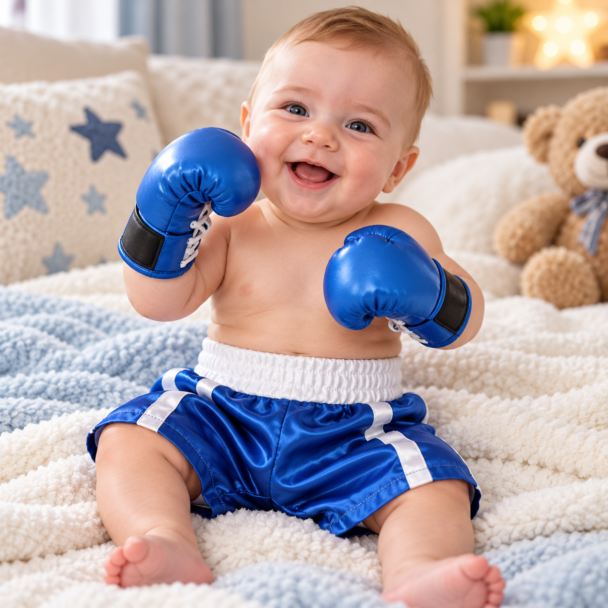 Baby Boxing Photography Outfit Set