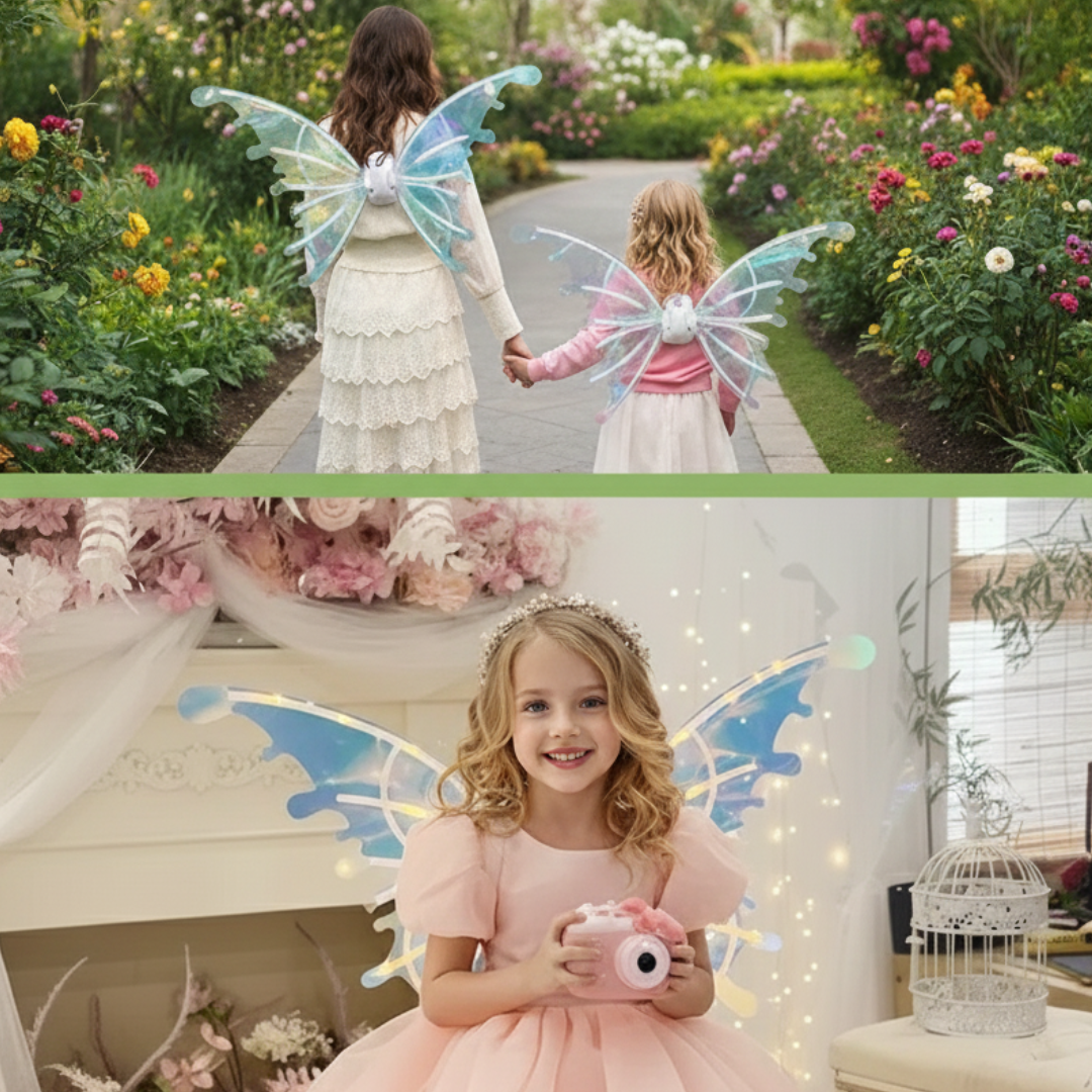 Light-Up Electric Fairy Wings with Music