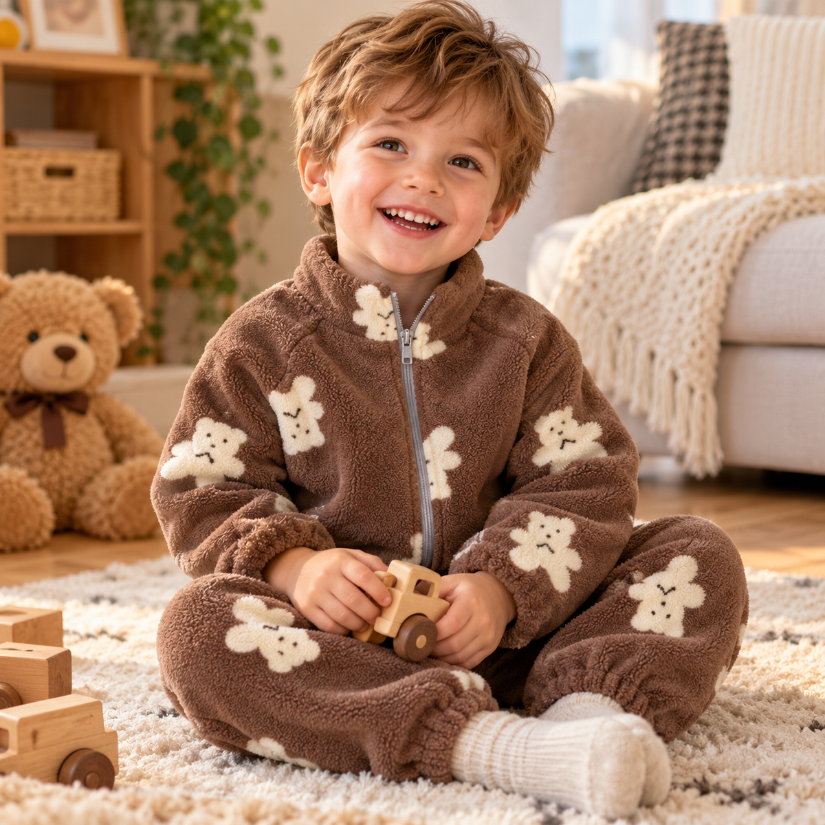 Baby & Toddler Winter Zip-Up Top & Pants Set