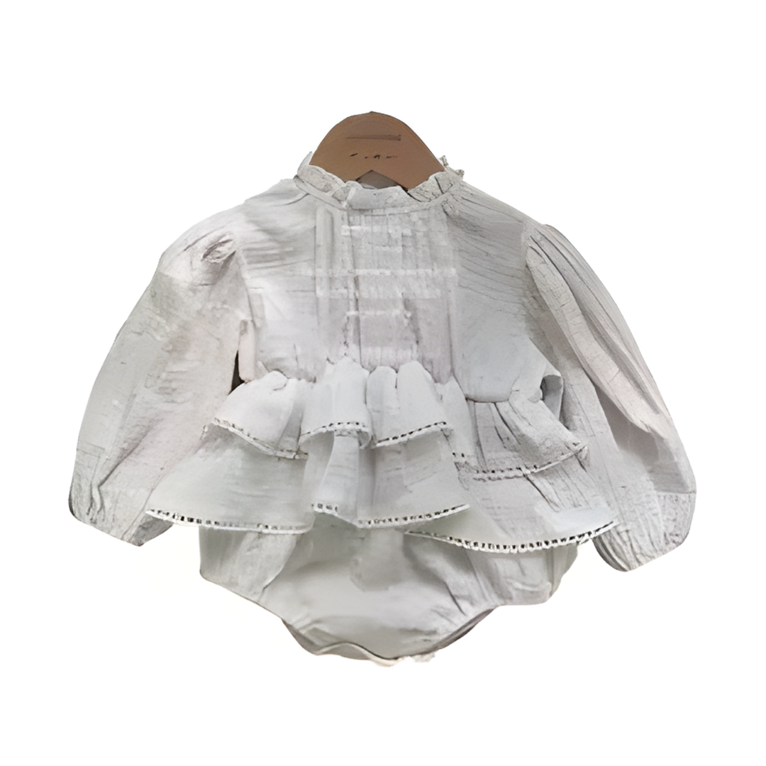 Sweet Lace Tulle Baby Romper Dress