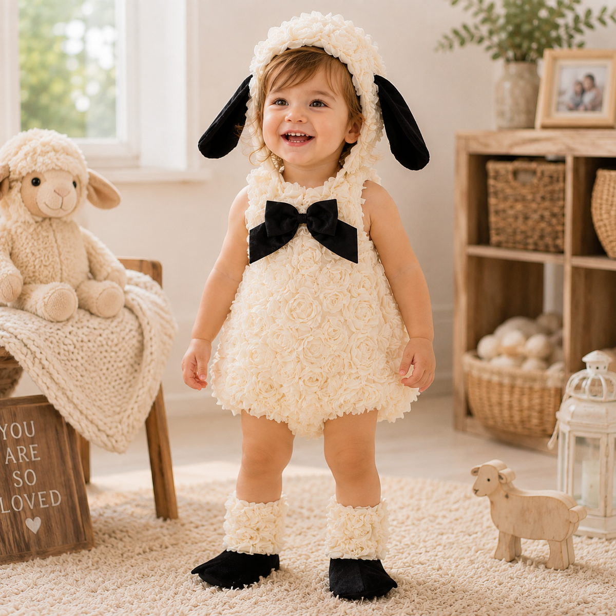 Baby Lamb Halloween Costume for Toddlers & Kids
