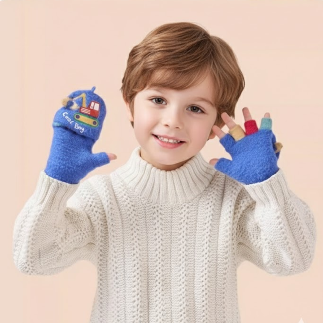 The Digger 2-in-1 Convertible Kids' Mittens