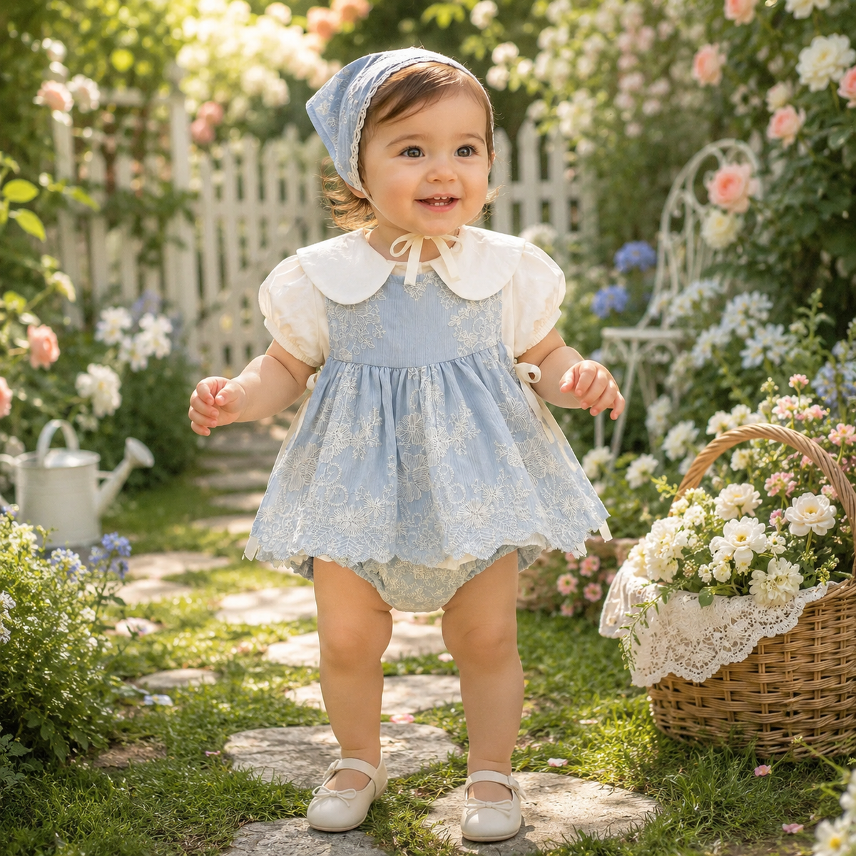 Princess Swaddle One-Piece Dress for Baby Girls