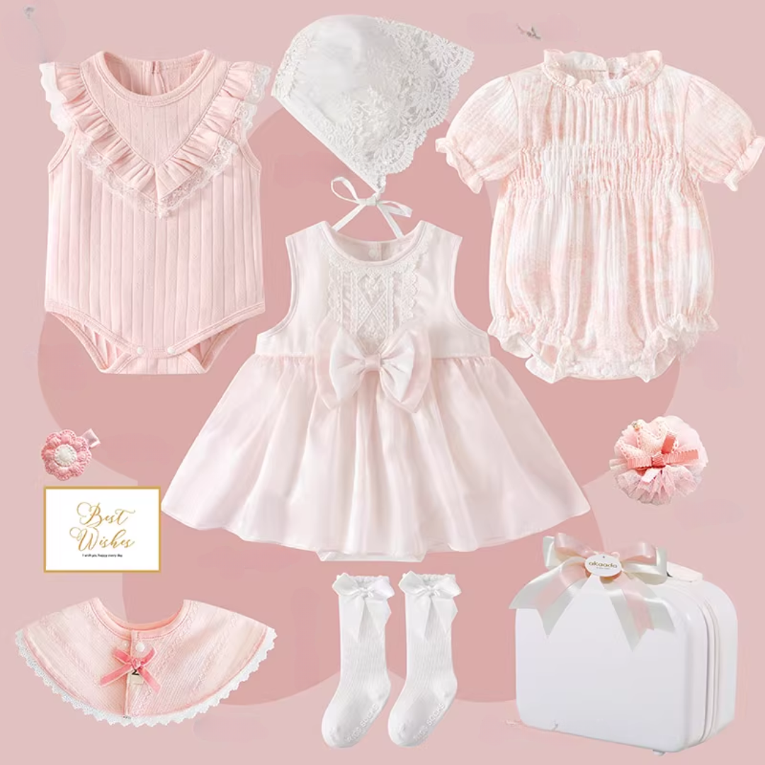 Pink Princess Baby Gift Set
