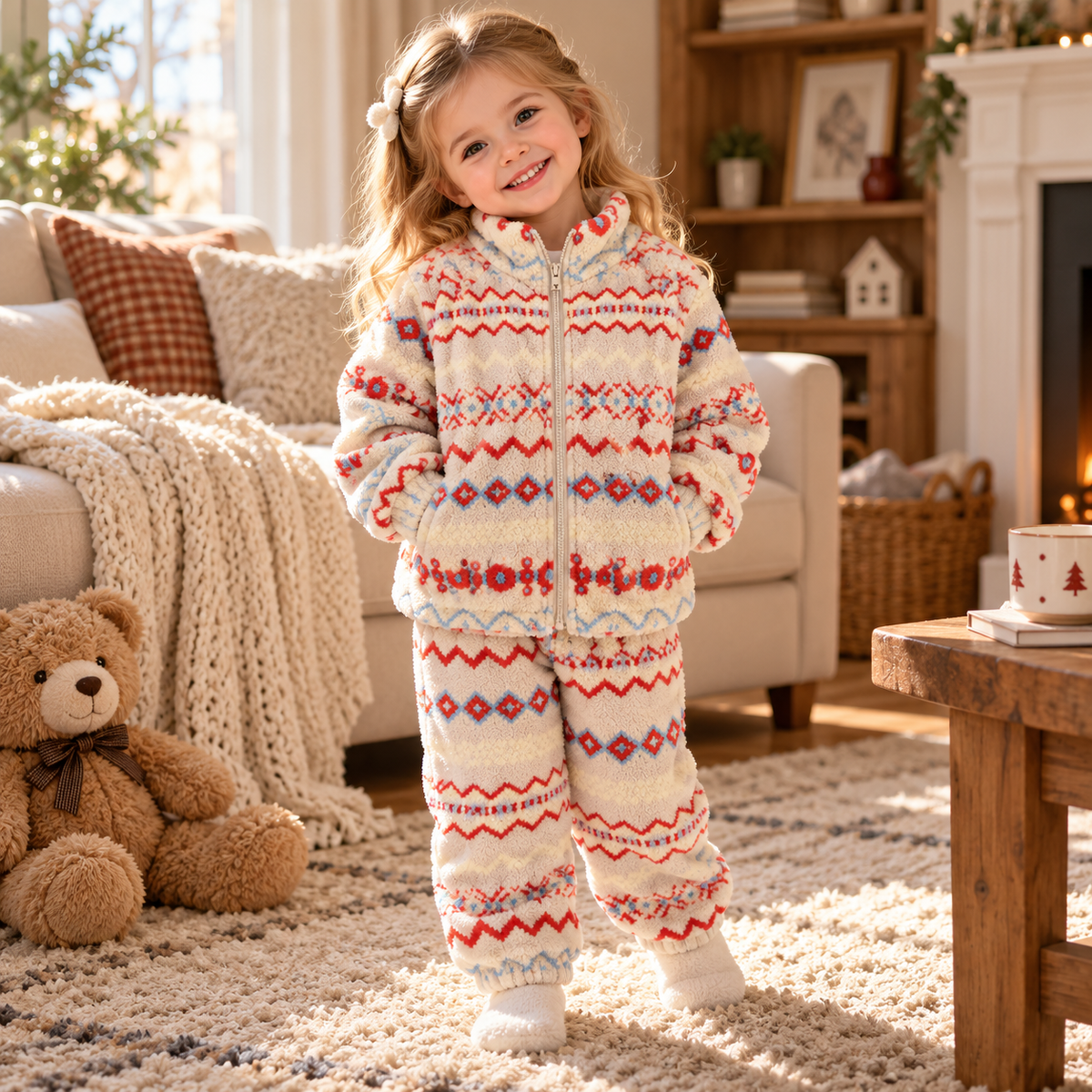 Baby & Toddler Winter Zip-Up Top & Pants Set