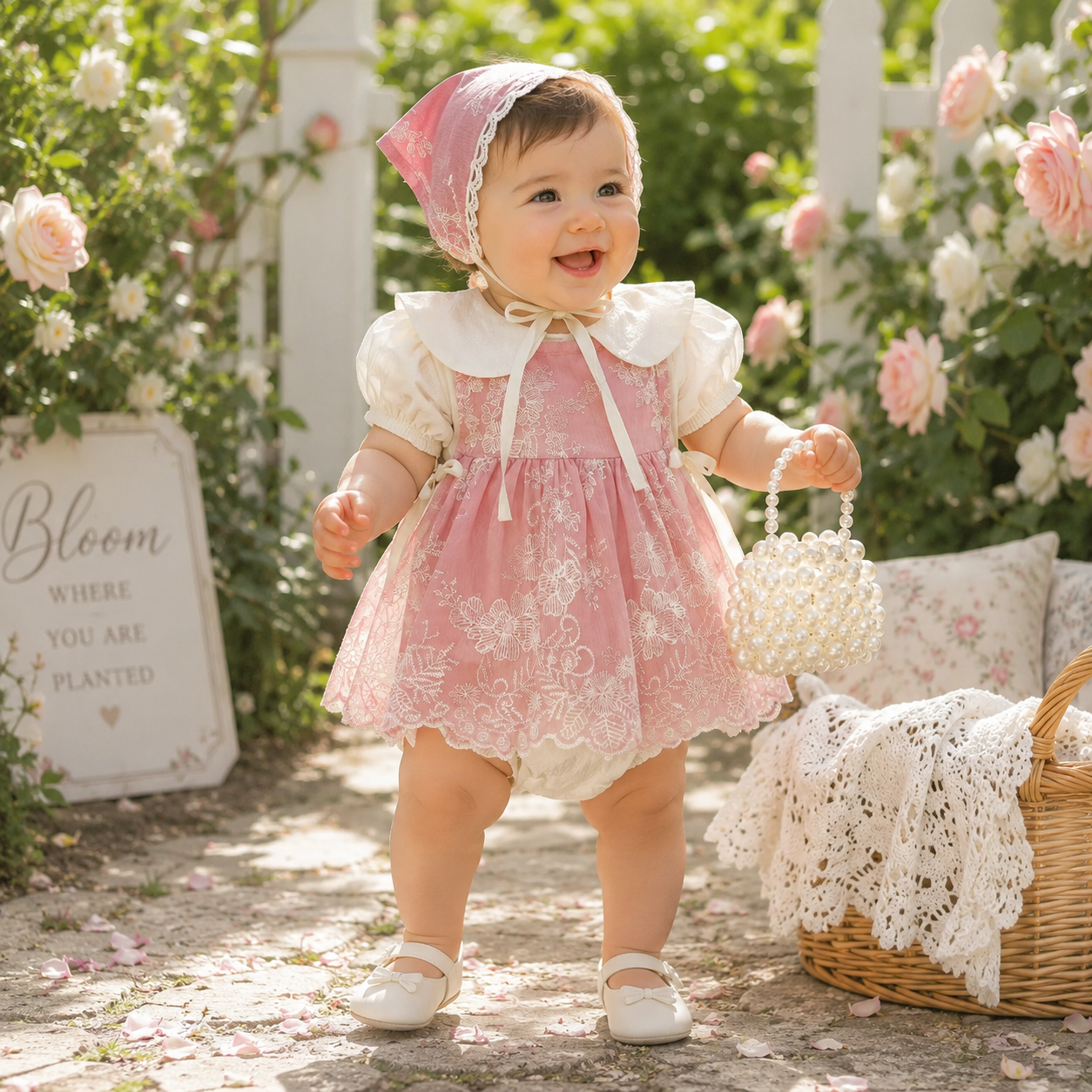 Princess Swaddle One-Piece Dress for Baby Girls