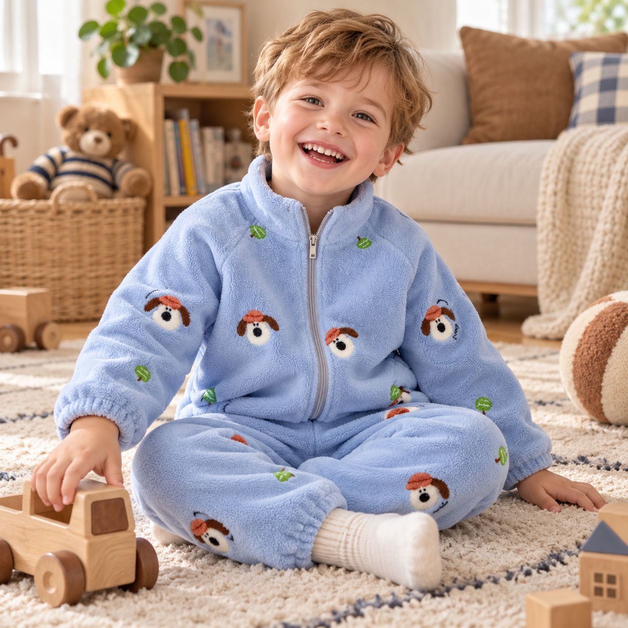 Baby & Toddler Winter Zip-Up Top & Pants Set