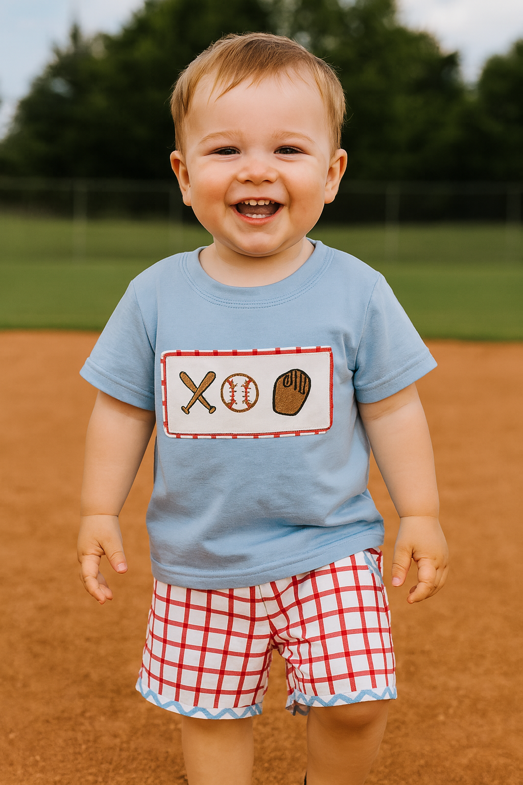 Toddler Boy Summer Baseball Outfit