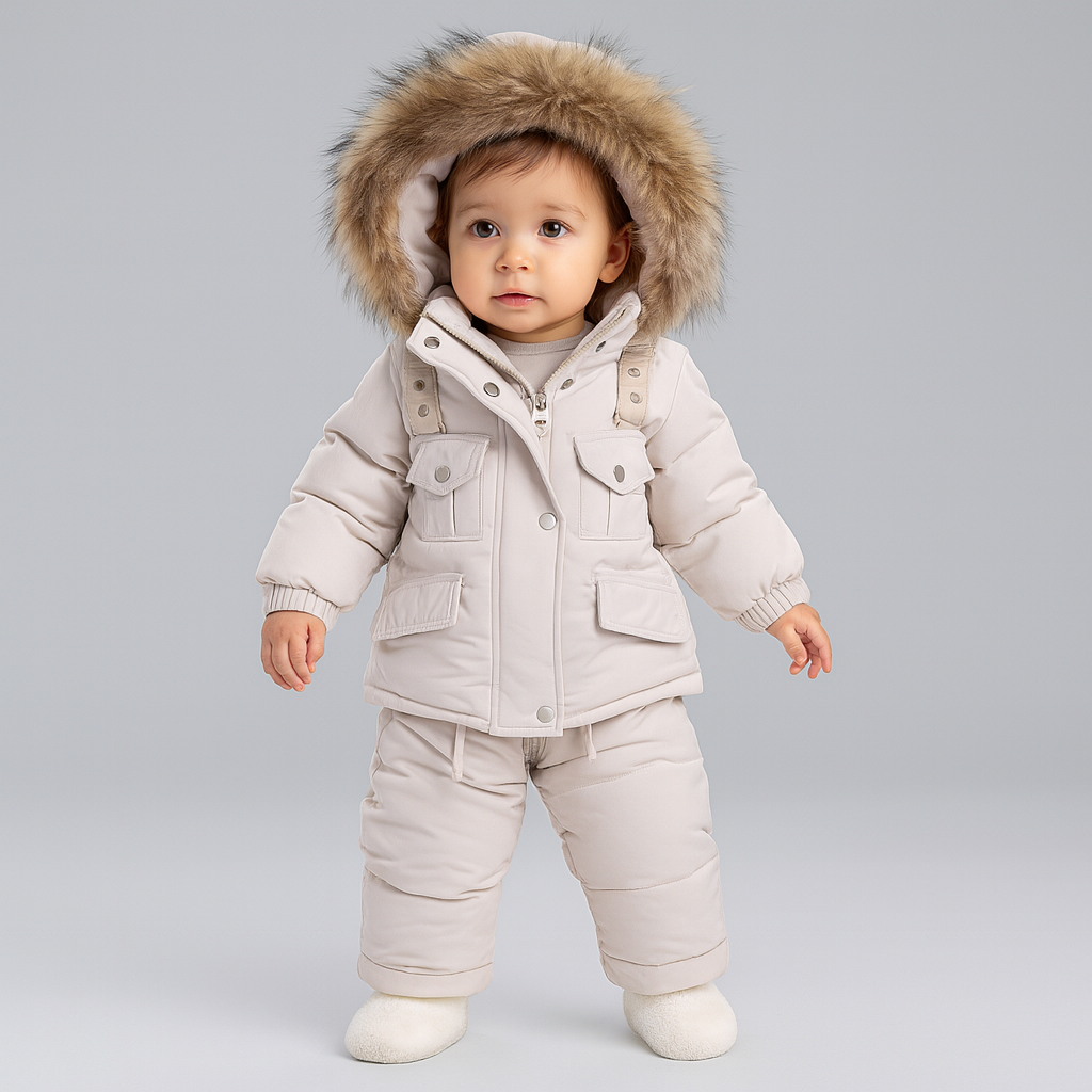 Kids Winter Jumpsuit Set