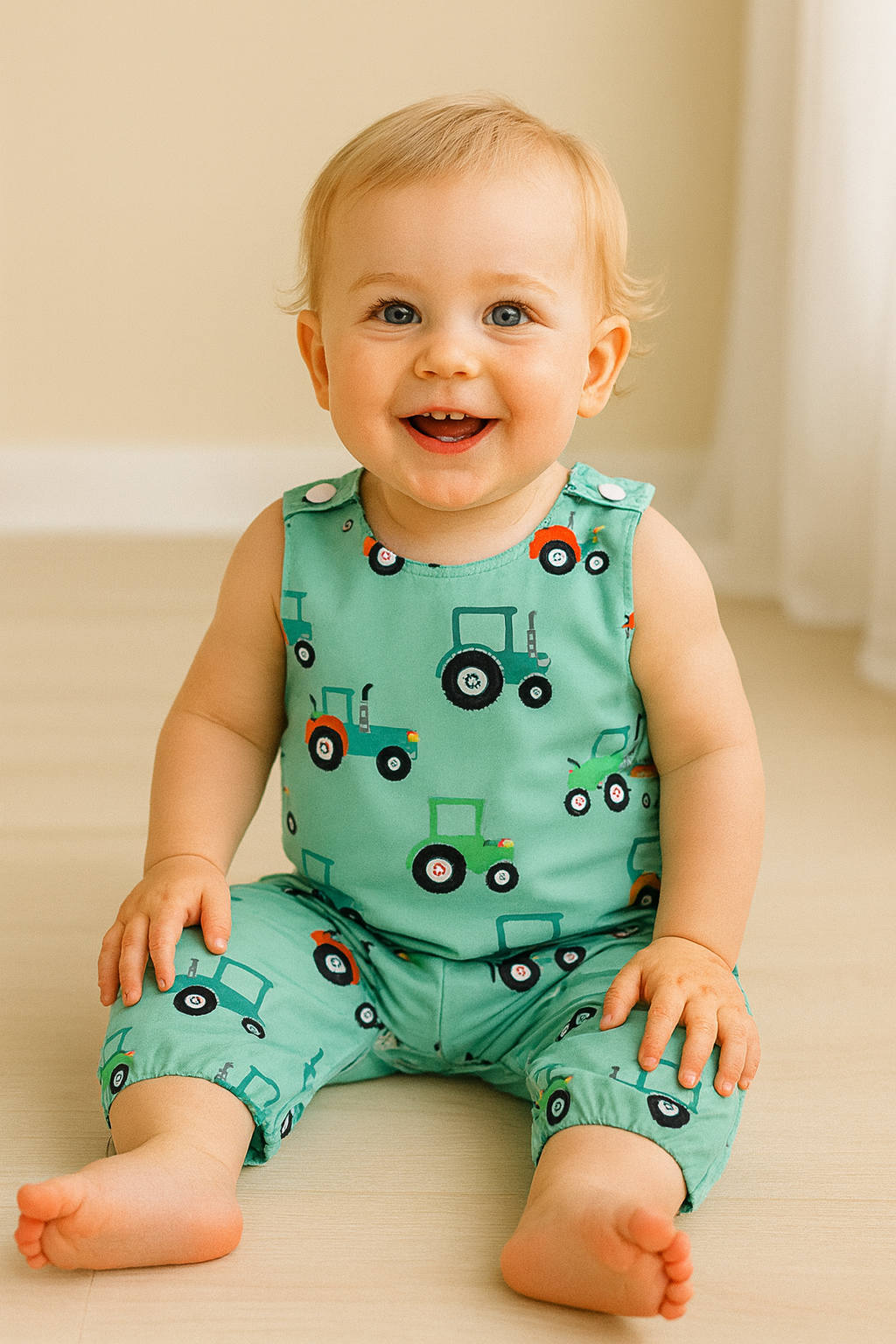 Sleeveless Baby Romper