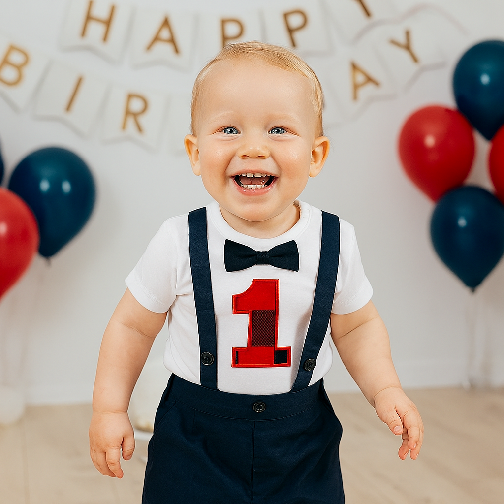 Baby Boy 1st Birthday Outfit