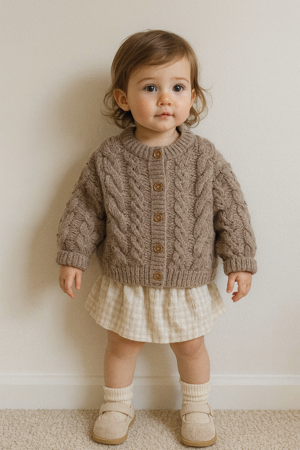 Cozy Knitted Baby Cardigan