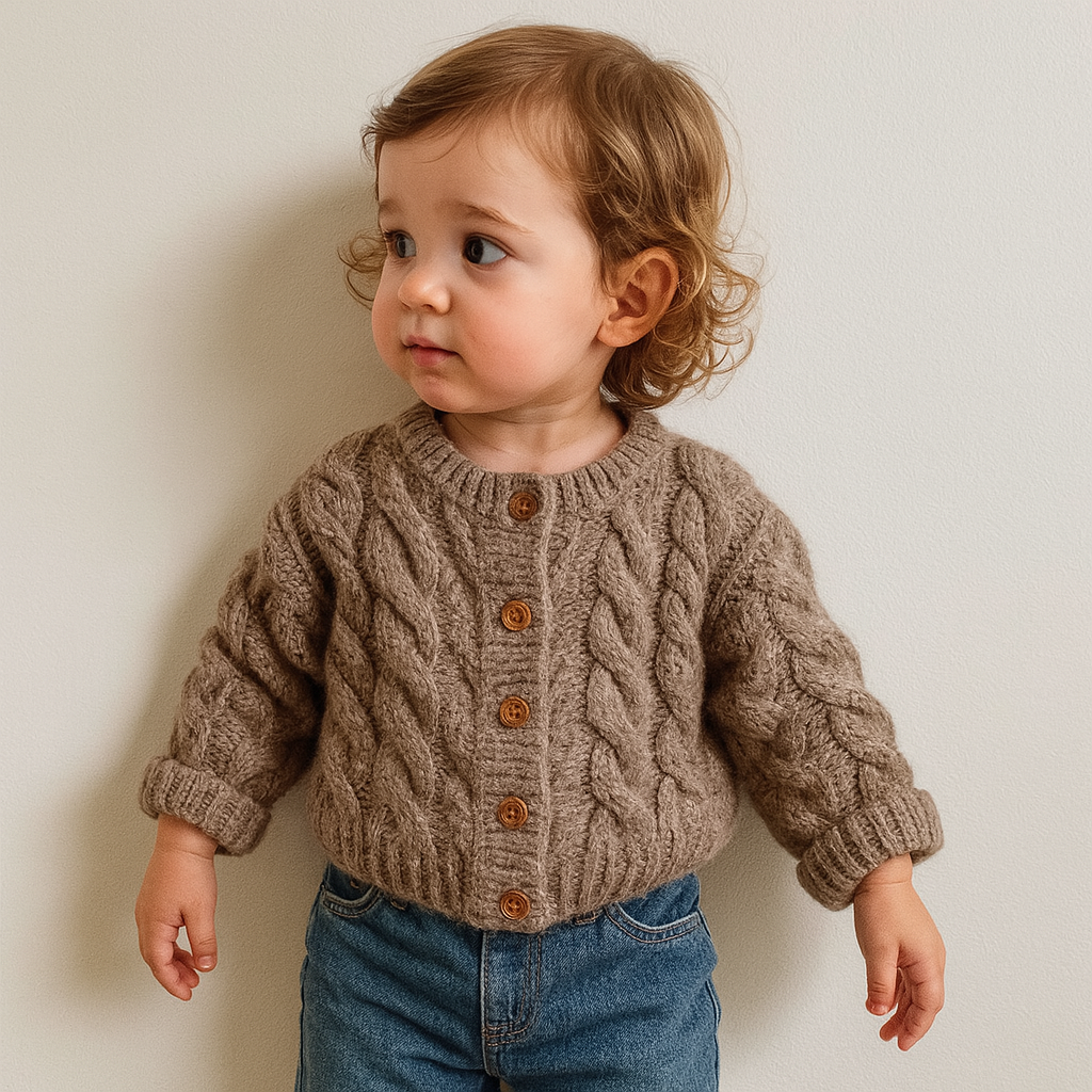 Cozy Knitted Baby Cardigan