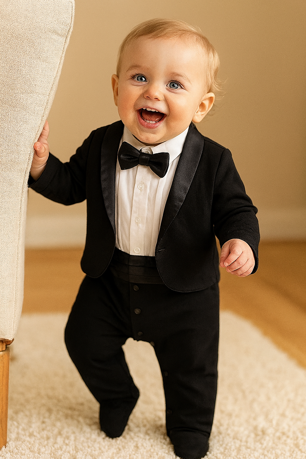 Baby Boy Formal Gentleman Romper Outfit
