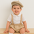 Unisex Baby Suspender Romper Set