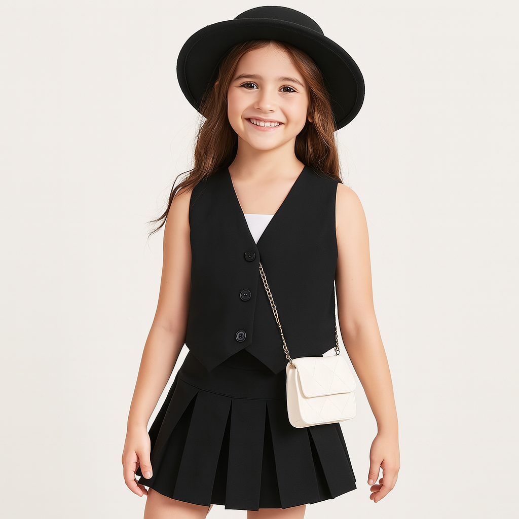 4-Piece Girl Summer Outfit Set