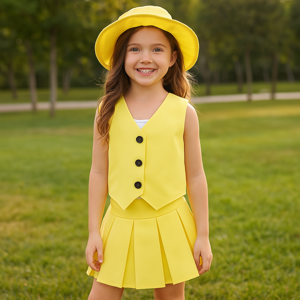 4-Piece Girl Summer Outfit Set
