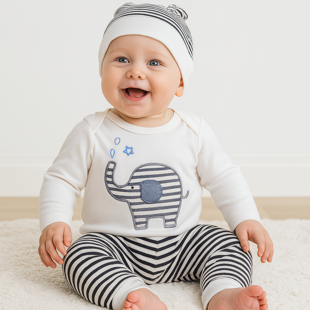4-Piece Baby Boy Outfit Set