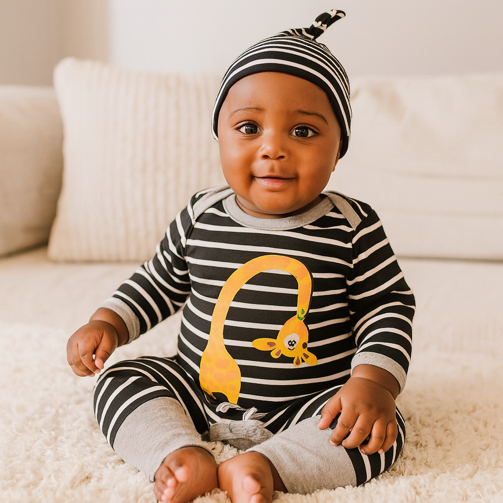 3PCS Newborn Baby Boy Outfit Set