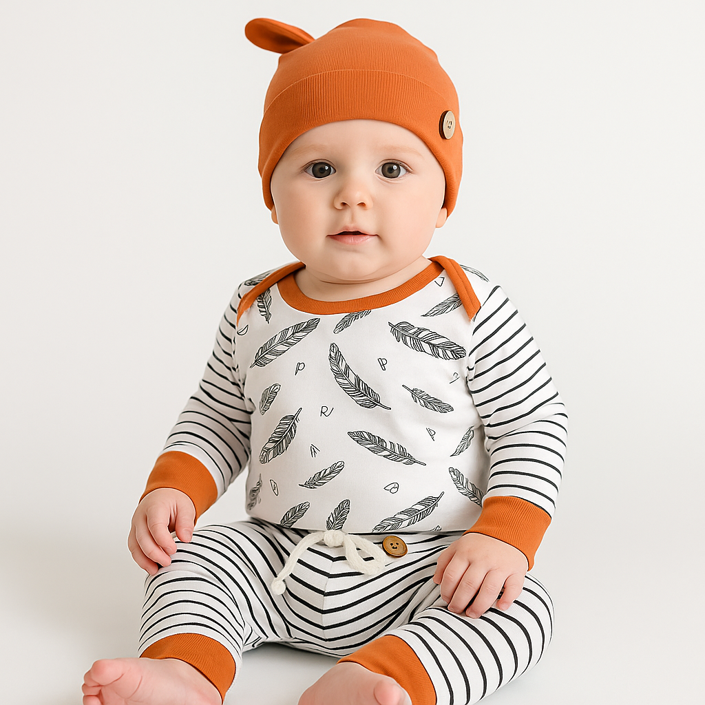 3PCS Newborn Baby Boy Outfit Set