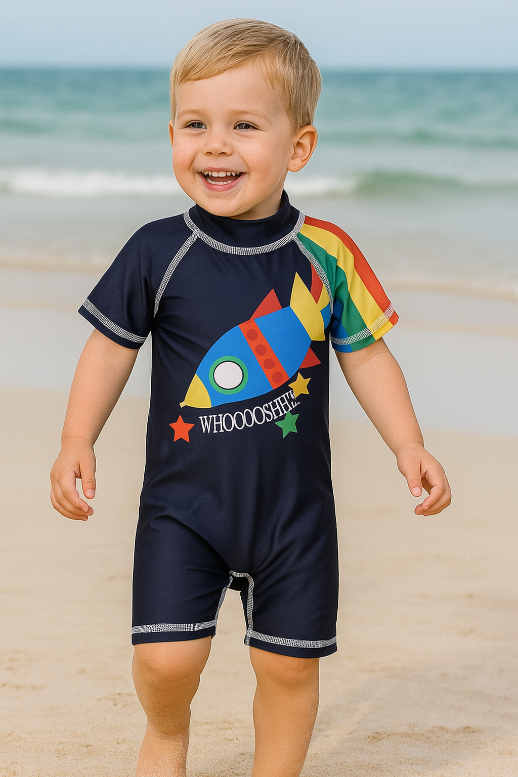 Short Sleeved Rash Guard Swimwear
