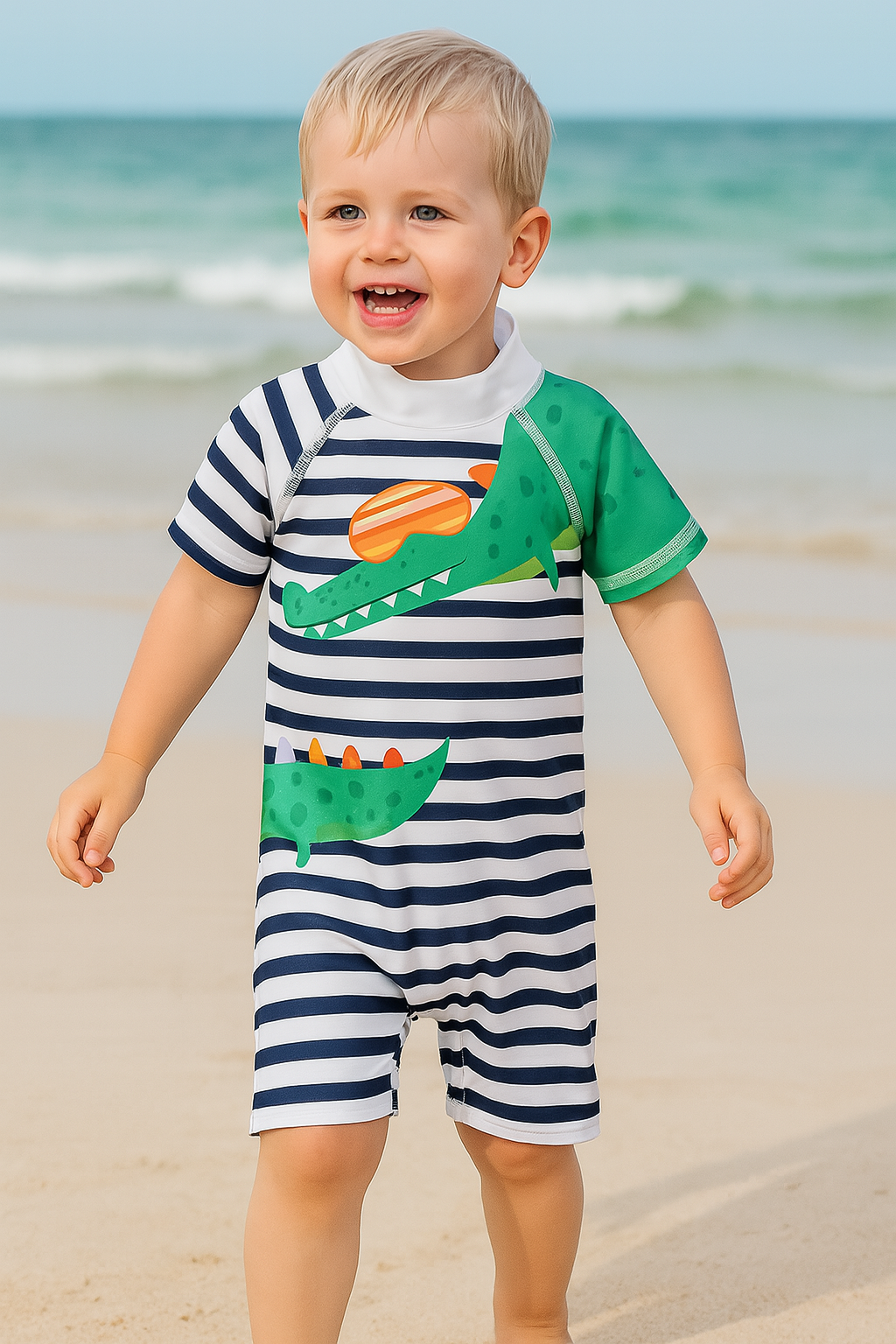 Short Sleeved Rash Guard Swimwear