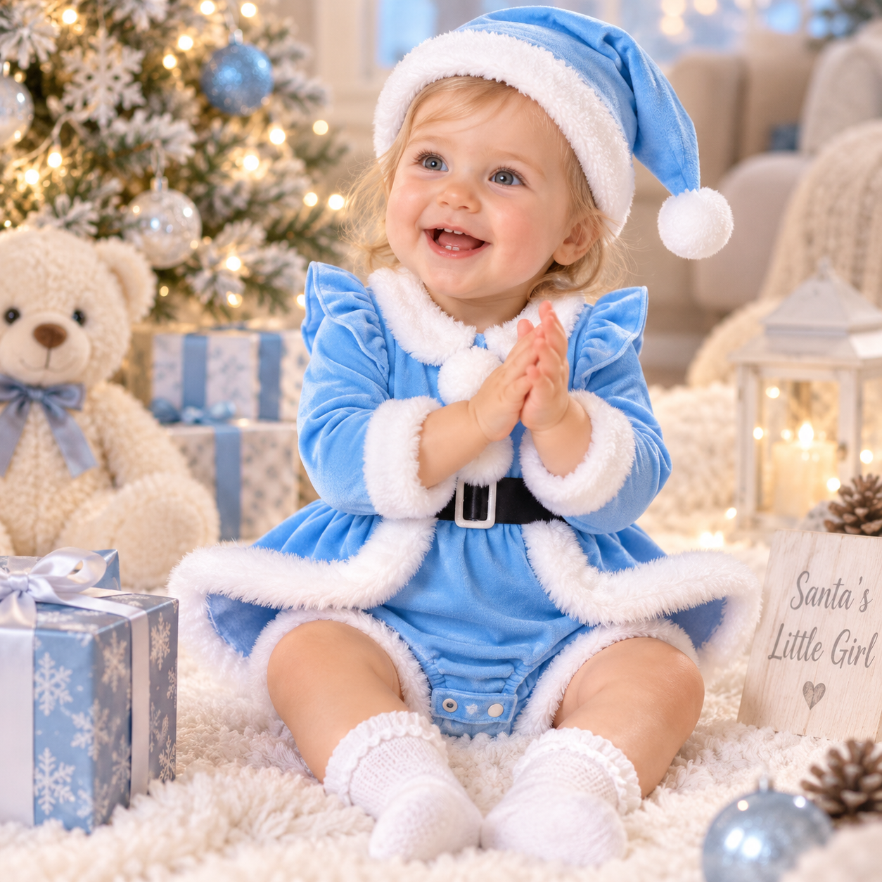 Baby Girls Christmas Romper Dress