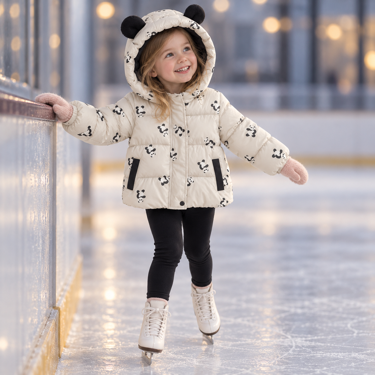 Kids' Velvet-Lined Thickened Cotton Coat