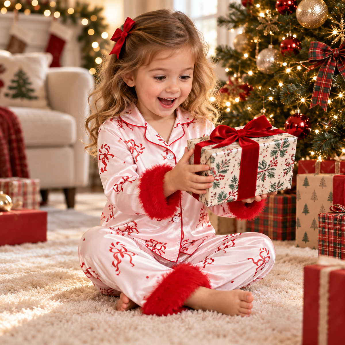 Kids Christmas Outfit Set