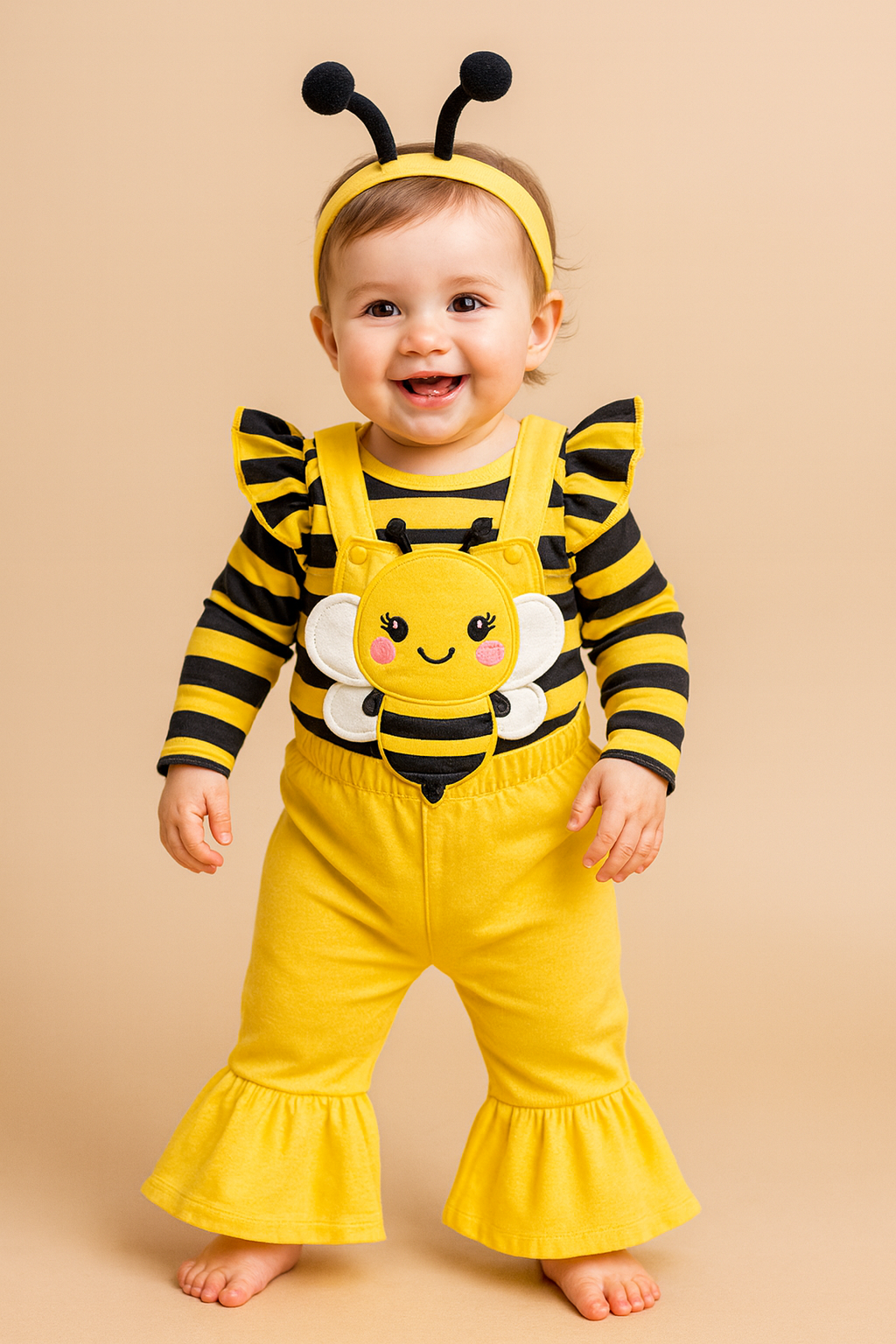 Baby Girl Bee Costume Set