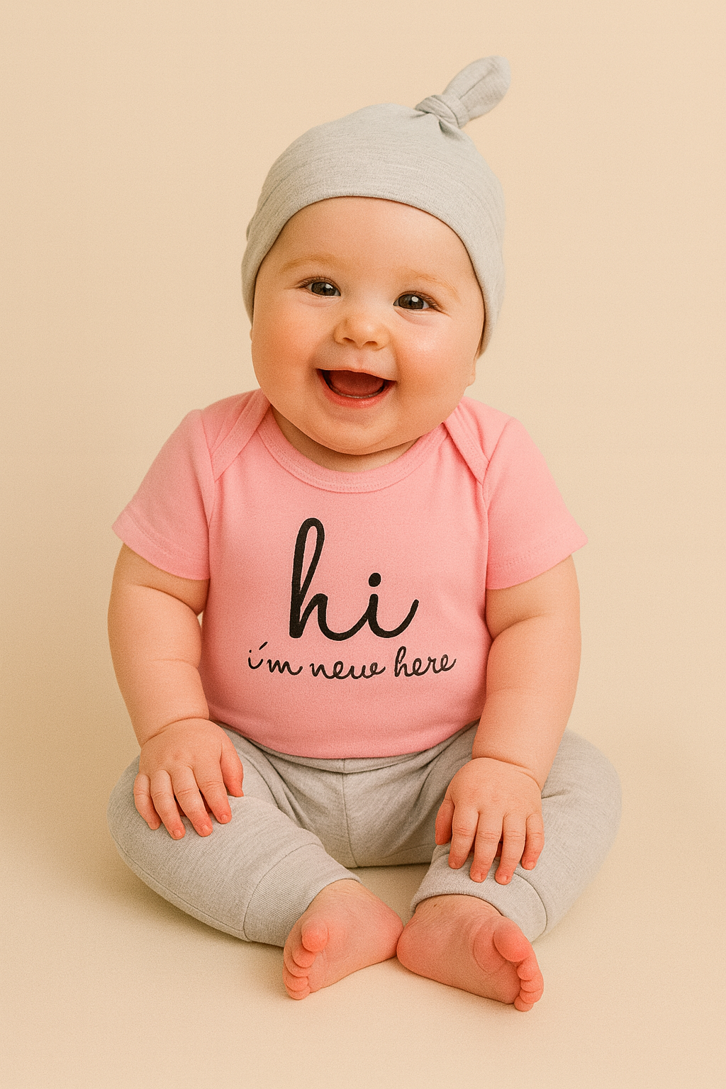 Newborn Baby 3-Piece Outfit Set