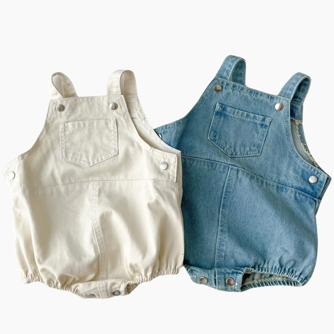 Denim Baby Overalls Romper